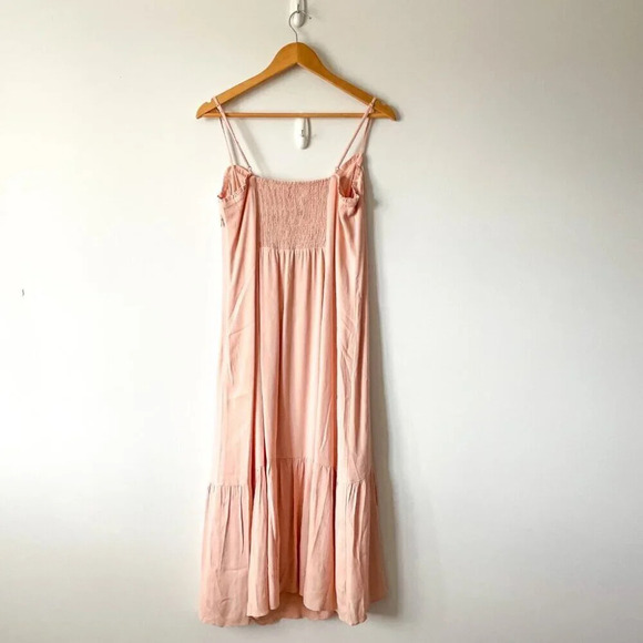 Aritzia Wilfred Sweetheart  Broadway Dress in Coral Blush Pink Size 12 - Picture 6 of 8